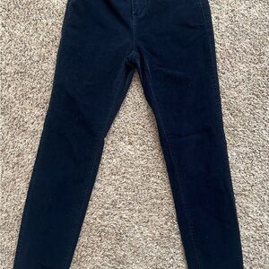 Buffalo David Bitton Navy Corduroy Trousers